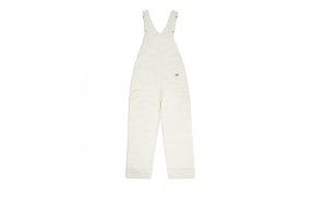 DICKIES Duck Canvas Bib - White - Playsuit Women