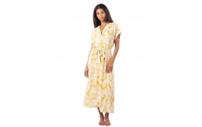 RIP CURL Summer Palm Shirt - Gold - Robe