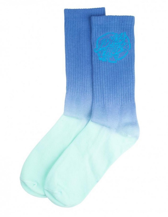 SANTA CRUZ Universal Dot - Blue Green - Socks