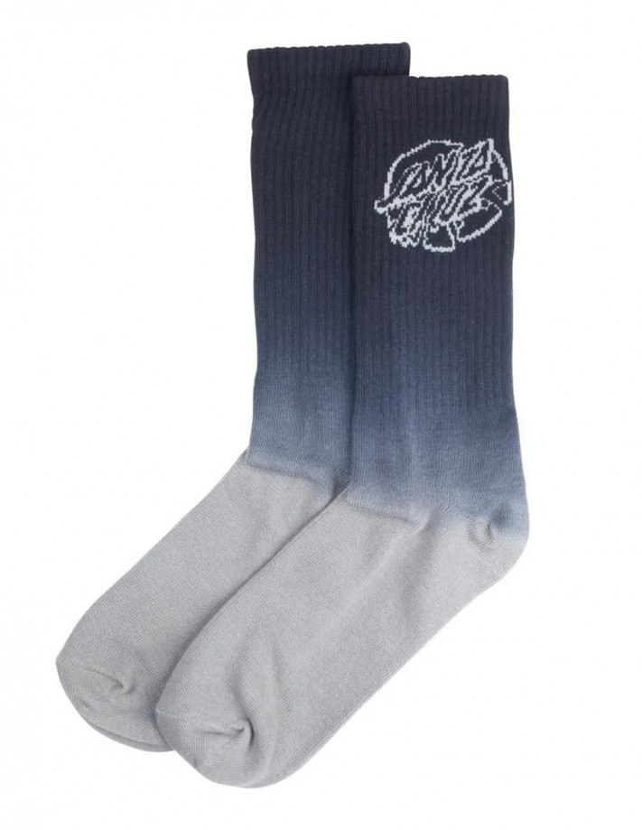 SANTA CRUZ Universal Dot - Black Grey - Chaussettes