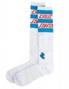 SANTA CRUZ Strip Stripe - Blanc - Chaussettes