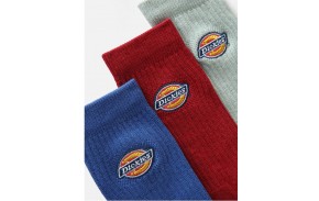 Dickies Valley Groove - Blue Red Green - Chaussettes de Skate
