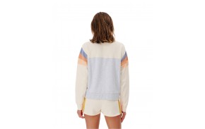 RIP CURL Melting Crew - Off White - Crewneck (dos)