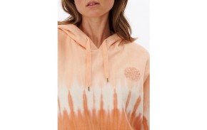 RIP CURL Tie Dye - Peach - Sweat à capuche (logo)