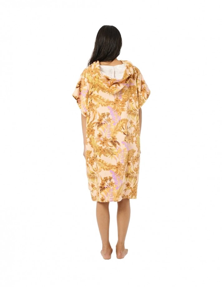 RIP CURL Sunday Swell - Peach - Hooded Poncho (back)