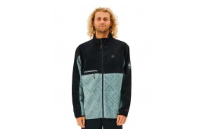 RIP CURL Journey Anti Series - Mineral Blue - Sweat à capuche Zippé