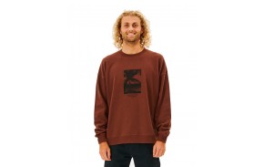 RIP CURL Quality Surf Products - Dusted Chocolate - Crew Fleece