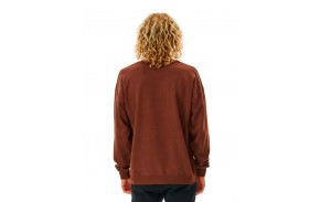 RIP CURL Quality Surf Products - Dusted Chocolate - Crewneck (dos)