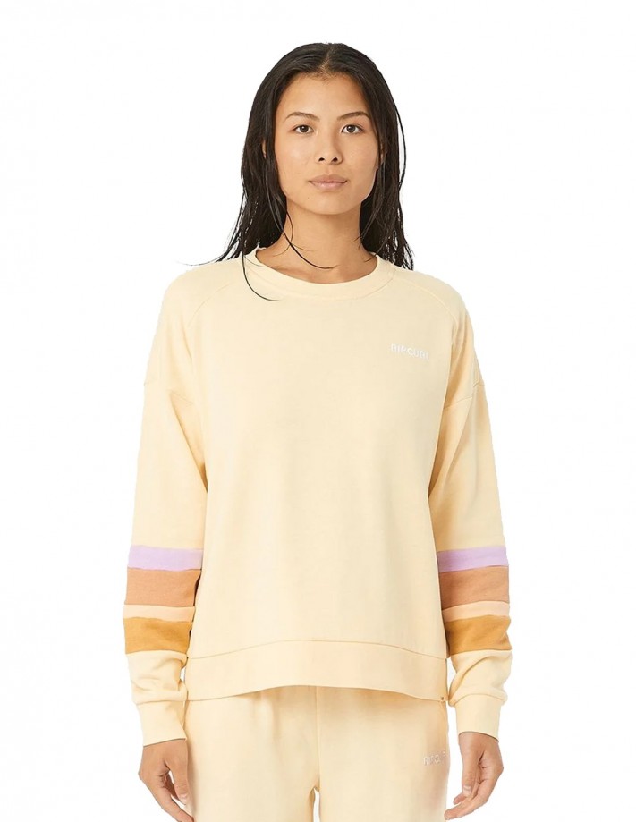 RIP CURL Sunday Swell - Beige - Crewneck