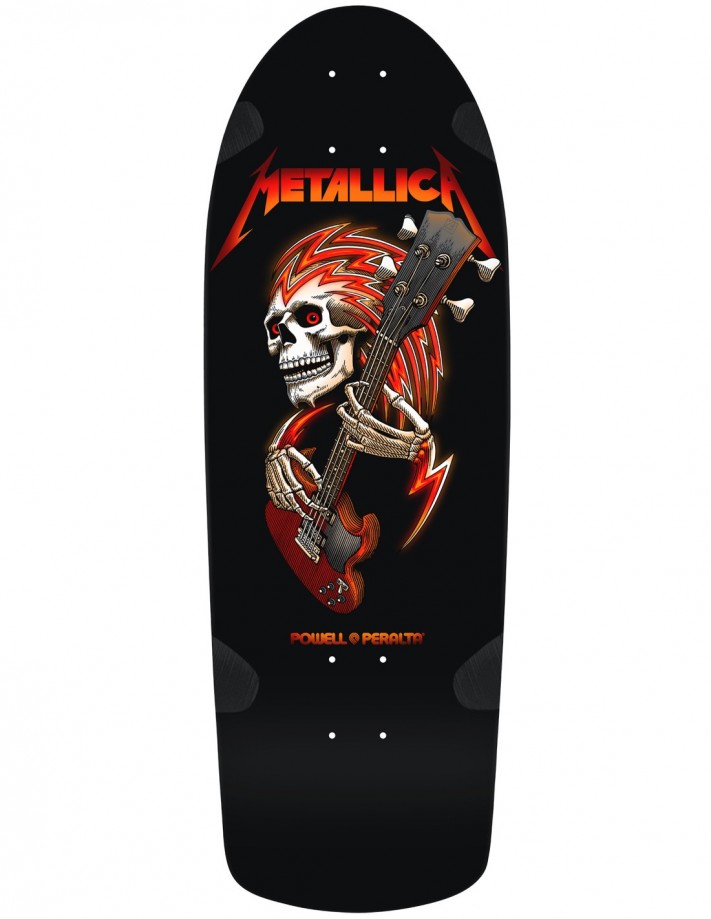 POWELL PERALTA Metallica OG 10.0" - Black - Plateau Old school (front)