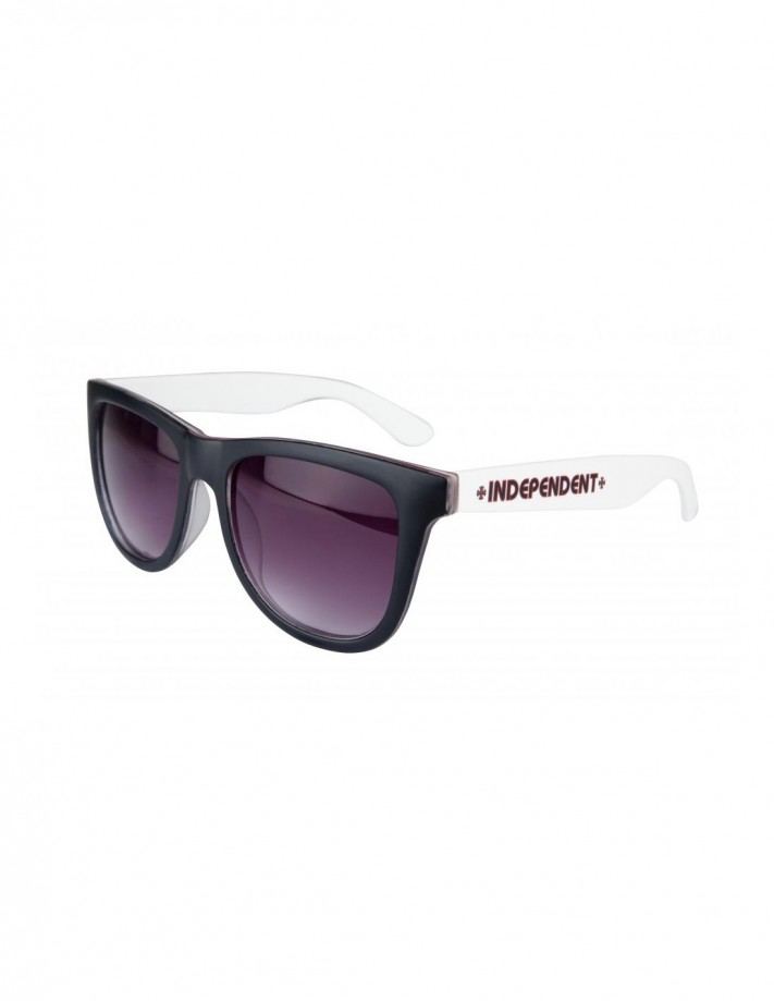 INDEPENDENT BAR/CROSS - Black/White - Lunettes de soleil