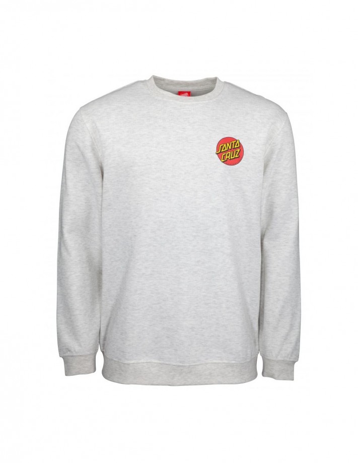 SANTA CRUZ Classic Dot Chest Crew - Athletic Heather - Sweatshirt