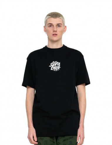 SANTA CRUZ Wooten Crest - Noir - T-shirt