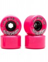 ABEC 11 Pink Powerballs 72mm 78a - Longboard Rollen