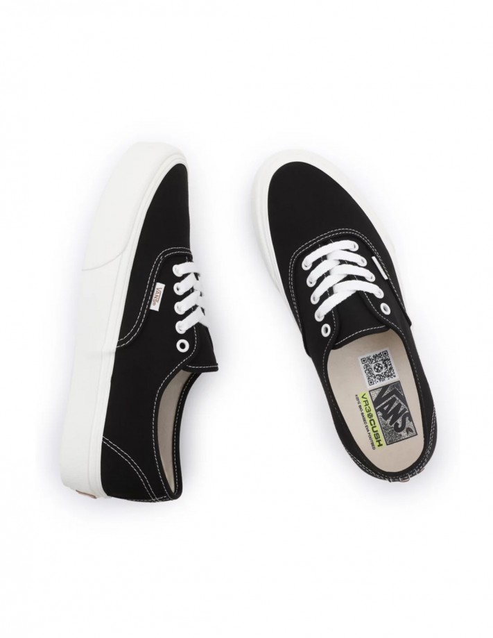 Vans authentic black marshmallow cheap