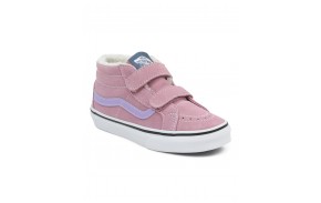 VANS SK8-Mid Reissue V - Suede/Sherpa Multi Color Block - Chaussures Enfants