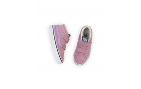 VANS SK8-Mid Reissue V - Suede/Sherpa Multi Color Block - Kids Shoes (paire)