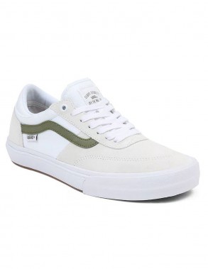 VANS Skate Gilbert Crockett - True White/Green - Chaussures de Skate