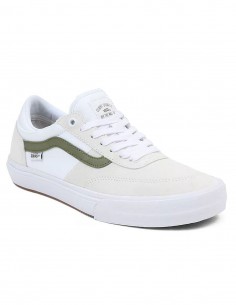 VANS Skate Gilbert Crockett - True White/Green - Skate Shoes