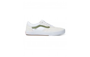 VANS Skate Gilbert Crockett - True White/Green - Skate Shoes (side)