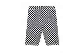 VANS Flying V Print - Black/White Checkerboard - Legging Short Femmes