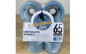 SURFSKATE LOVE 65 mm 78a - Roues de surfskate set of 4
