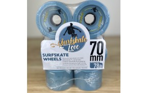 SURFSKATE LOVE 70 mm 78a - Roues de surfskate set de 4