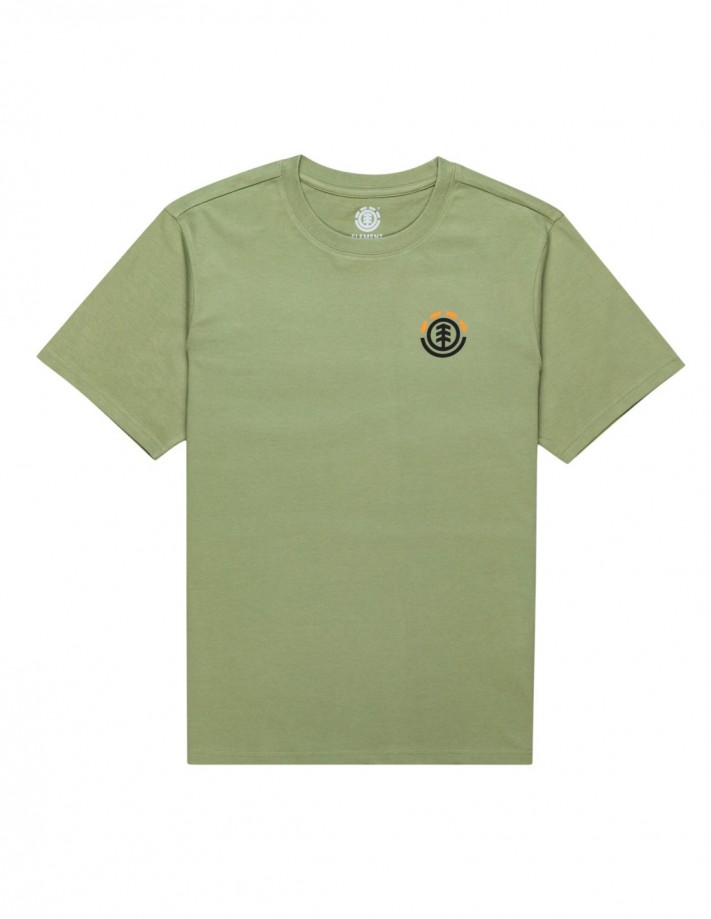 ELEMENT Hills - Oil Green - T-Shirt