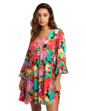 BILLABONG After Time - Multi - Robe Babydoll