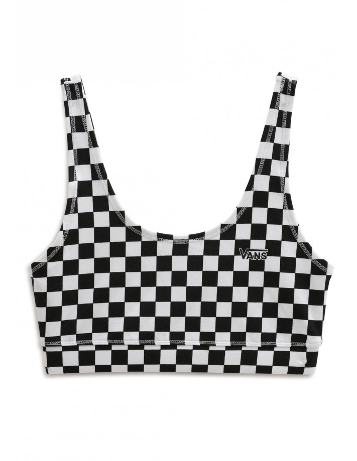 VANS Flying V Print - Black/White Checkerboard - Bra