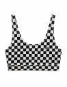 VANS Flying V Print - Black/White Checkerboard - Bra