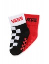 VANS Drop V Classic - True Red - Packung mit Babysocken
