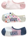 VANS Check Yes Canoodle - Smoke Pink - 3 Pack Socks