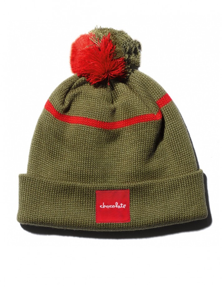 CHOCOLATE Beanie Pineline Olive - Kaki - Beanie