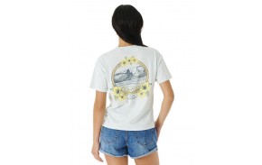 RIP CURL Hula Surfer Relaxed - Light Blue - T-Shirt Frauen