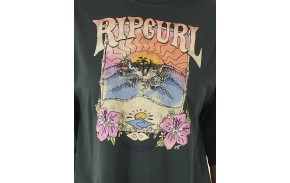 RIP CURL Barrelled Heritage Crop - Washed Black - Women's Zoom T-Shirt