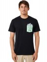 RIP CURL Inda Pocket - Negro - Camiseta