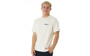 RIP CURL Blazed and Tubed - Bone - T-shirt  devant