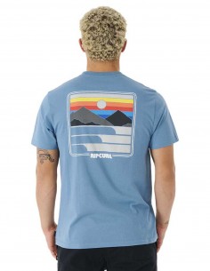 RIP CURL Surf Revival Sunset - Dusty Blue - T-shirt