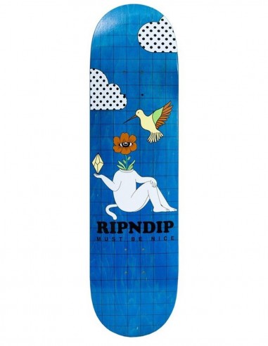 RIPNDIP Window Daze 8.25" - Aqua Skateboard