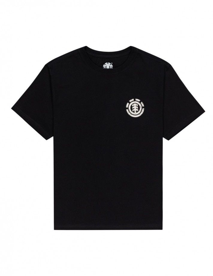 ELEMENT Icon Island - Flint Black - Skate T-Shirt Kinder