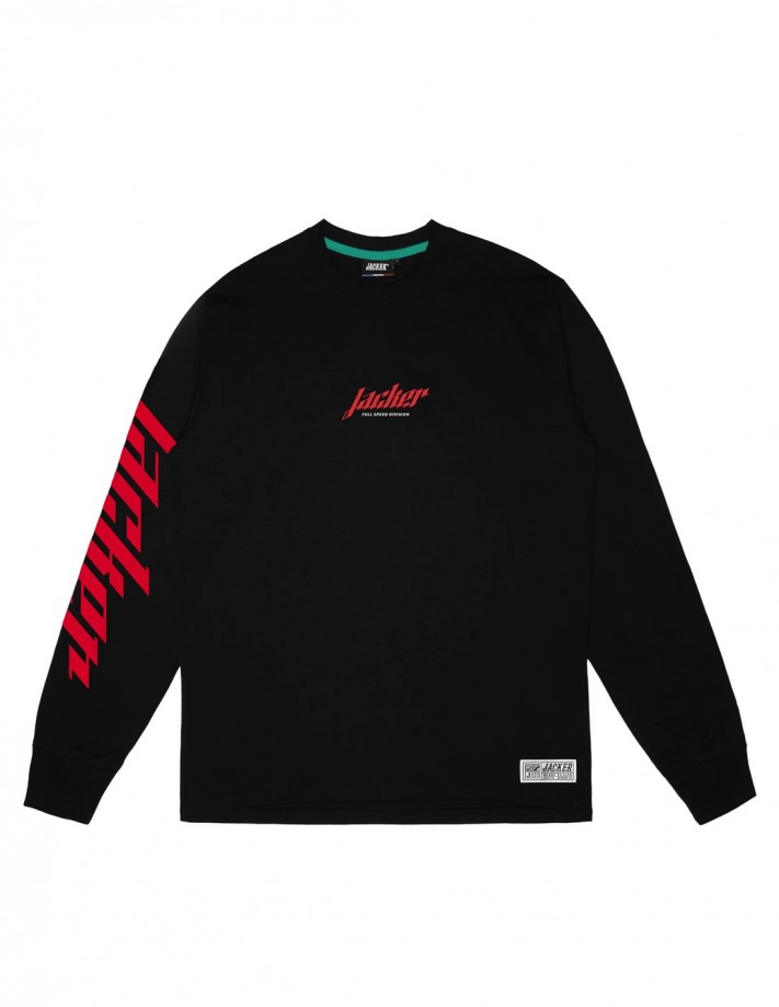 JACKER Train Surfing - Black - Long sleeve t-shirt