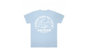 JACKER Addicted - Blau - T-Shirt (Rücken)