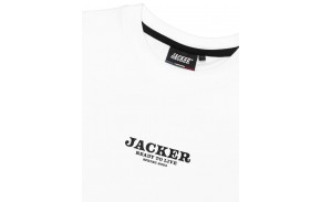 JACKER Addicted - Blanc - T-shirt (skate)