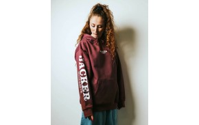 JACKER Addicted - Brick - Sweat à capuche femme