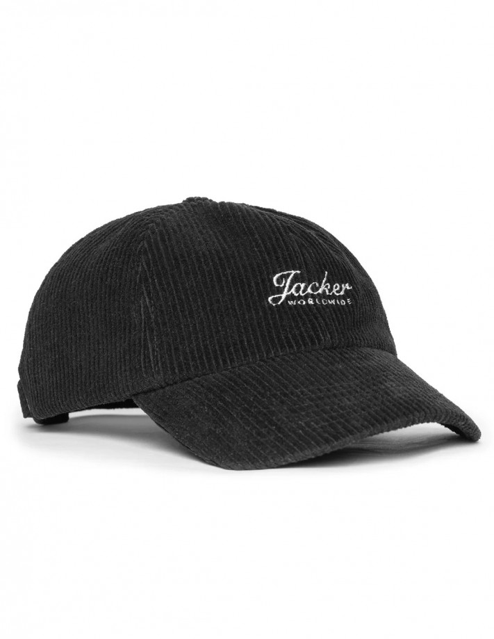 JACKER Corduroy - Black - Cap