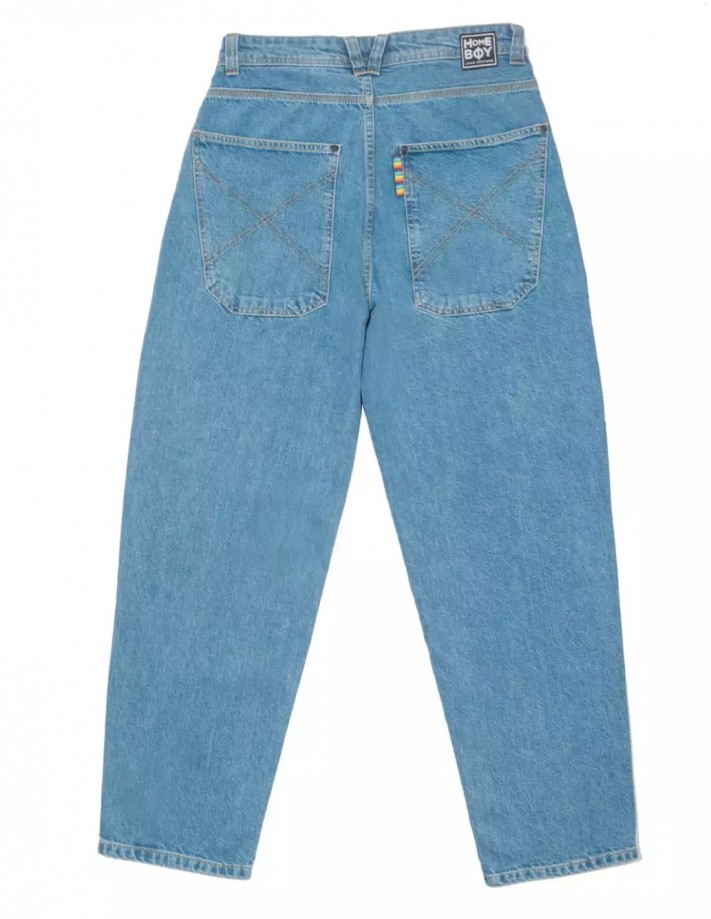 HOMEBOY X-Tra Baggy Denim Moon Pantaloni di jeans