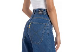 HOMEBOY X-Tra Baggy Denim - Washed Blue - Women's skate pants