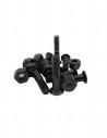 BROSKI Black 1" Allen - Tête plate - Visserie
