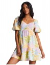 BILLABONG Be Mine - Blanco/Multi - Vestido babydoll